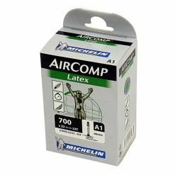 Wheels & Tyres Michelin AirComp A1 LATEX Road Bike Inner Tube 700c X 22-23 Presta