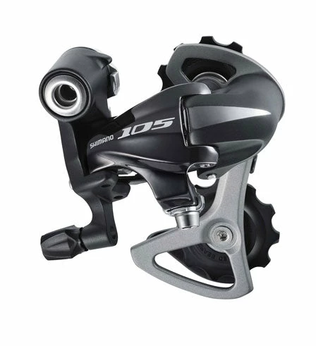 New ✔️ Drivetrain Shimano 105 - 5701 Rear Derailleur Black Short ✨ 1 Drivetrain Shimano 105 - 5701 Rear Derailleur Black Short