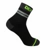Clothing DexShell Pro Visability - Waterproof Cycling Socks - Black / Grey