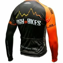 High On Bikes V4 - Long Sleeve Cycling Jersey