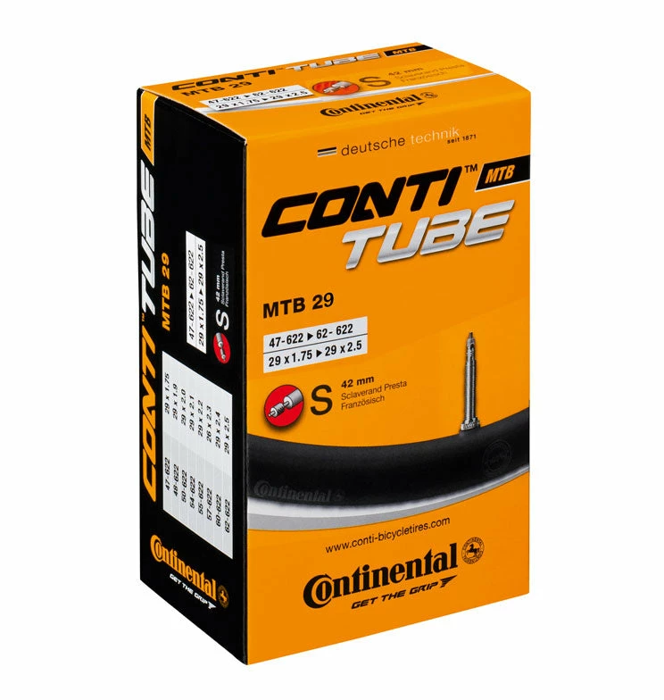 Coupon 🥰 Continental MTB 29 Mountain Bike 29er Inner Tube 29" X 1.75-2.5 Presta - 42mm ✨ 1 Continental MTB 29 Mountain Bike 29er Inner Tube 29" X 1.75-2.5 Presta - 42mm