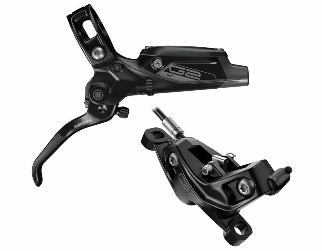 Brand new 👍 Sram G2 RSC - Disc Brake Set Front + Rear - Black Brakes ❤️ 1 Sram G2 RSC - Disc Brake Set Front + Rear - Black Brakes