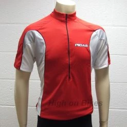Clothing MIDAS Short Sleeve Cycling Jersey / Top Red Small