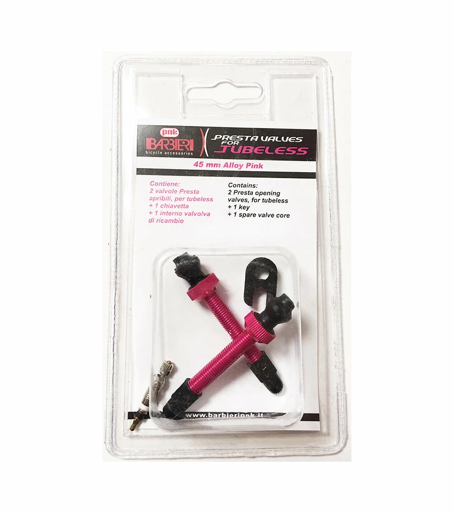 Cheapest ⌛ Wheels & Tyres Barbieri Alloy Tubeless Presta Valves - 45mm ✔️ 6 Wheels & Tyres Barbieri Alloy Tubeless Presta Valves - 45mm