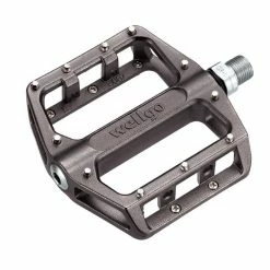 Wellgo B087B - Mountain Bike Flat Pedals - Sealed Bearing - Black Drivetrain