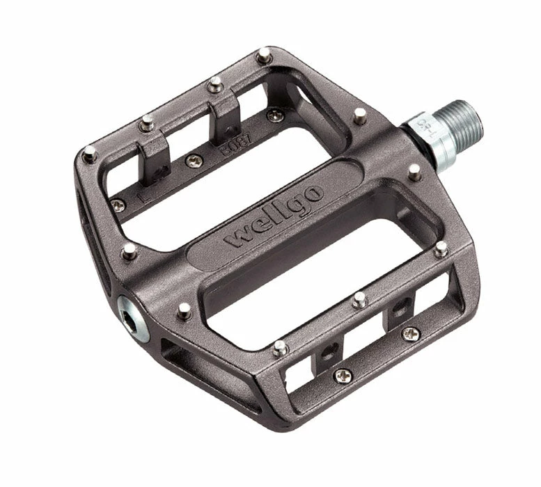 Cheapest ✨ Wellgo B087B - Mountain Bike Flat Pedals - Sealed Bearing - Black Drivetrain ❤️ 1 Wellgo B087B - Mountain Bike Flat Pedals - Sealed Bearing - Black Drivetrain