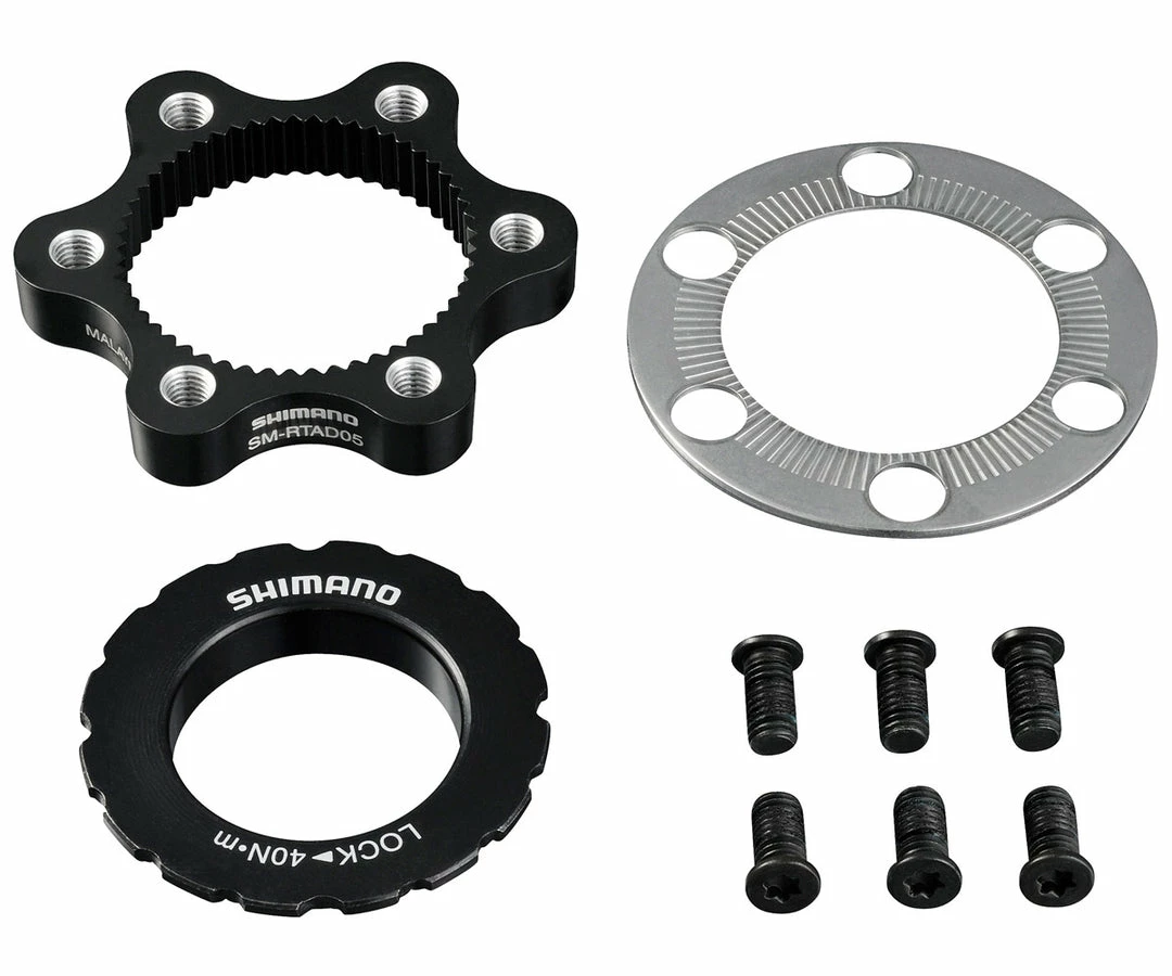 Discount ⭐ Brakes Shimano Centre Lock To 6 Bolt Rotor Adapter - SM-RTAD05 😀 1 Brakes Shimano Centre Lock To 6 Bolt Rotor Adapter - SM-RTAD05