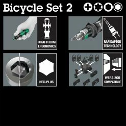 Cheap 😀 Wera Tools Bicycle Set 2 Kraftform Compact Screwdriver 13pcs 🌟 8 Wera Tools Bicycle Set 2 Kraftform Compact Screwdriver 13pcs