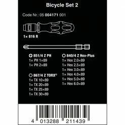 Cheap 😀 Wera Tools Bicycle Set 2 Kraftform Compact Screwdriver 13pcs 🌟 9 Wera Tools Bicycle Set 2 Kraftform Compact Screwdriver 13pcs