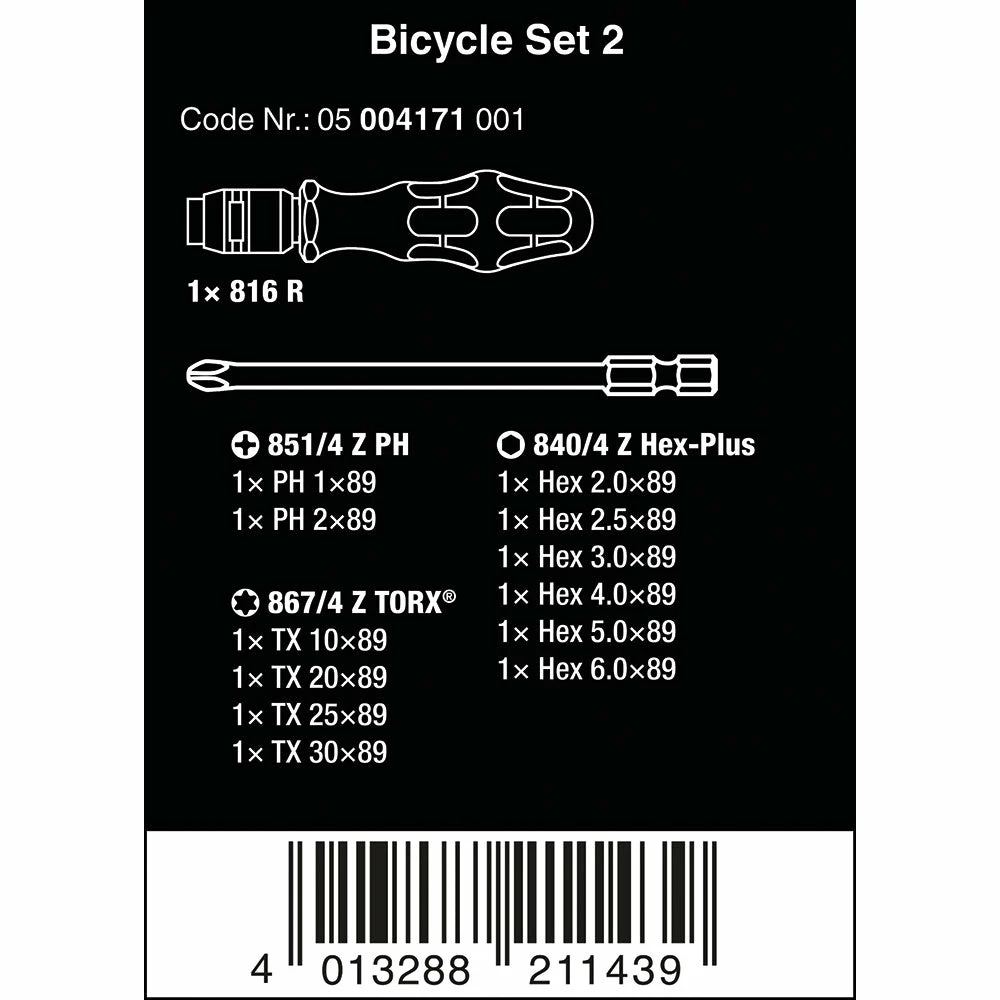 Cheap 😀 Wera Tools Bicycle Set 2 Kraftform Compact Screwdriver 13pcs 🌟 5 Wera Tools Bicycle Set 2 Kraftform Compact Screwdriver 13pcs