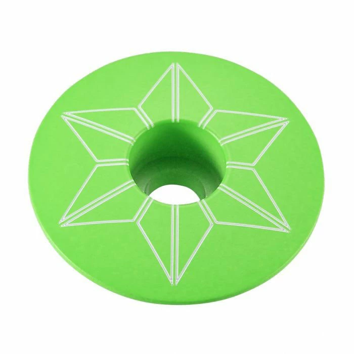 Deals 😀 Controls Supacaz Star Capz Alloy Stem Cap - Powder 🧥 Coated 🔥 1 Controls Supacaz Star Capz Alloy Stem Cap - Powder Coated