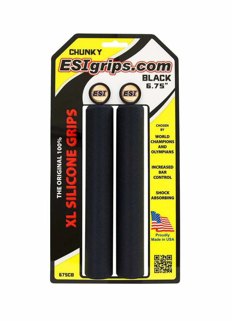 Top 10 🤩 Controls ESI - XL 6.75" Chunky - Silicone Handlebar Grips 😍 2 Controls ESI - XL 6.75" Chunky - Silicone Handlebar Grips