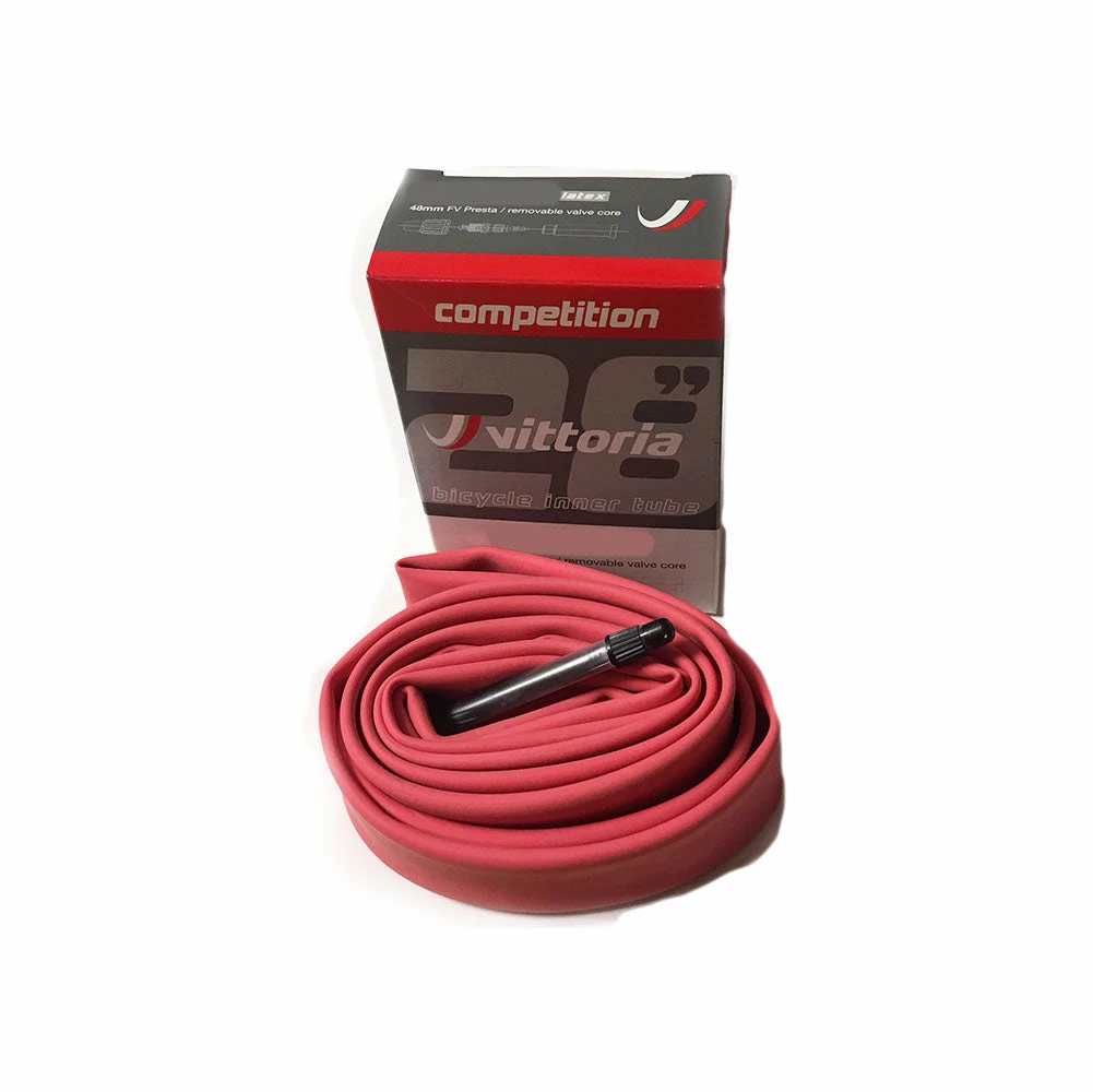 Outlet 🔔 Vittoria Competition Latex - RVC - Inner Tube - Presta - 48mm Wheels & Tyres 🔔 4 Vittoria Competition Latex - RVC - Inner Tube - Presta - 48mm Wheels & Tyres
