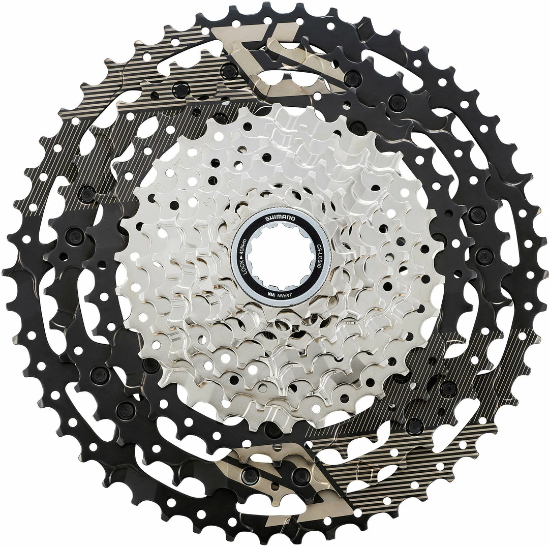 Discount ❤️ Drivetrain Shimano CS-LG600 Link Glide 11 Speed Cassette ⌛ 1 Drivetrain Shimano CS-LG600 Link Glide 11 Speed Cassette