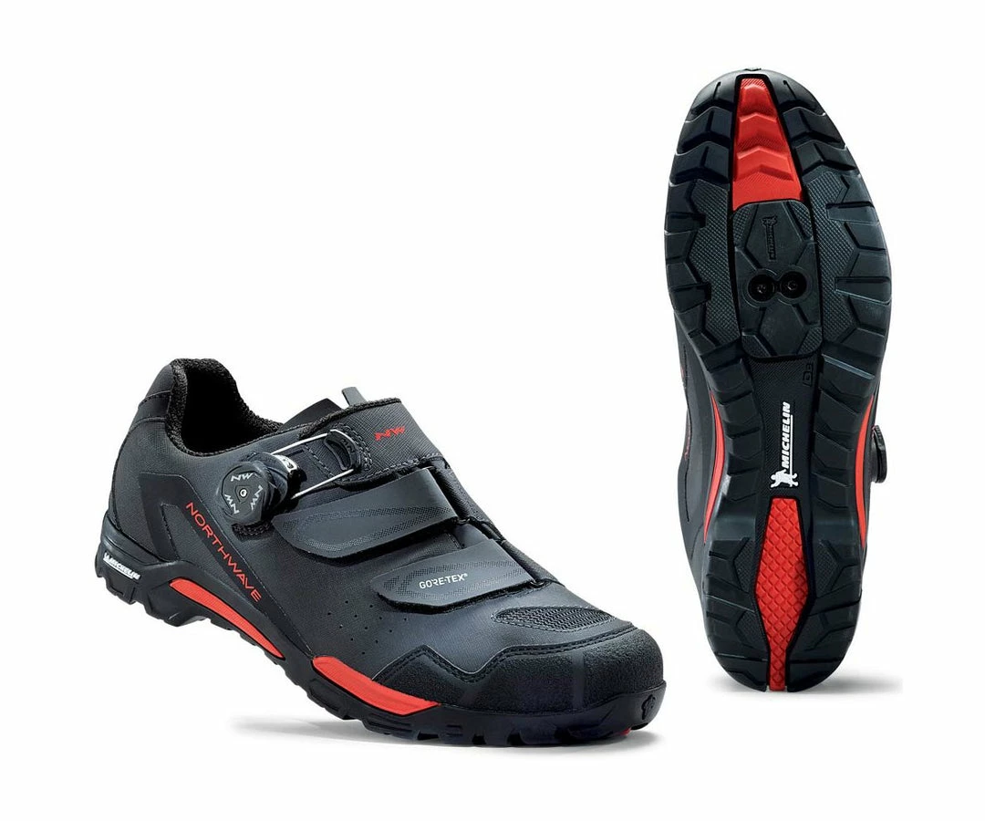 Discount ⌛ NorthWave Outcross Plus GTX - MTB 👟 Shoes - Anth / Red Premium Gifts 🎉 2 NorthWave Outcross Plus GTX - MTB Shoes - Anth / Red Premium Gifts