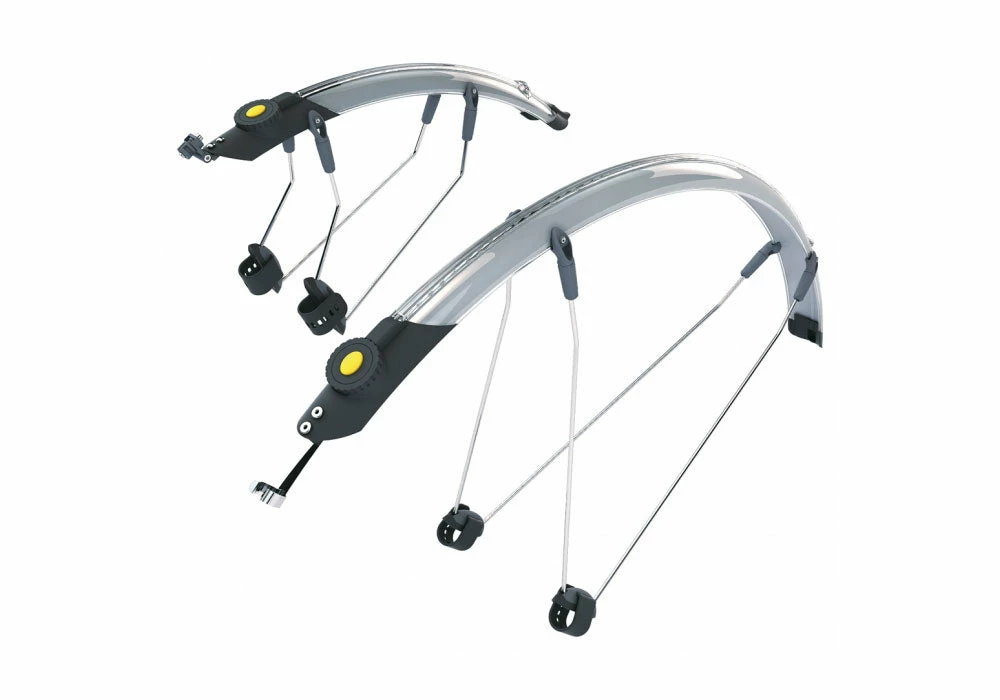 New ✔️ Accessories Topeak DeFender IGlow X - Road Mudguard Set 🌟 1 Accessories Topeak DeFender IGlow X - Road Mudguard Set