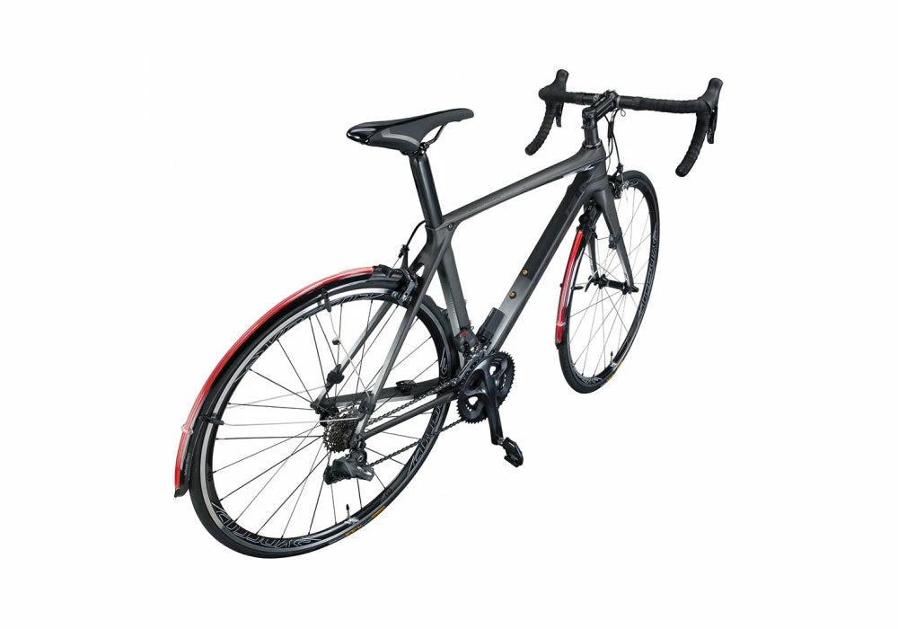 New ✔️ Accessories Topeak DeFender IGlow X - Road Mudguard Set 🌟 4 Accessories Topeak DeFender IGlow X - Road Mudguard Set