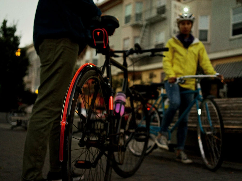 New ✔️ Accessories Topeak DeFender IGlow X - Road Mudguard Set 🌟 5 Accessories Topeak DeFender IGlow X - Road Mudguard Set
