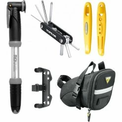 Topeak Deluxe Cycling Accessory Kit Seat Bag - Multi Tool - Pump / Tyre Levers Accessories