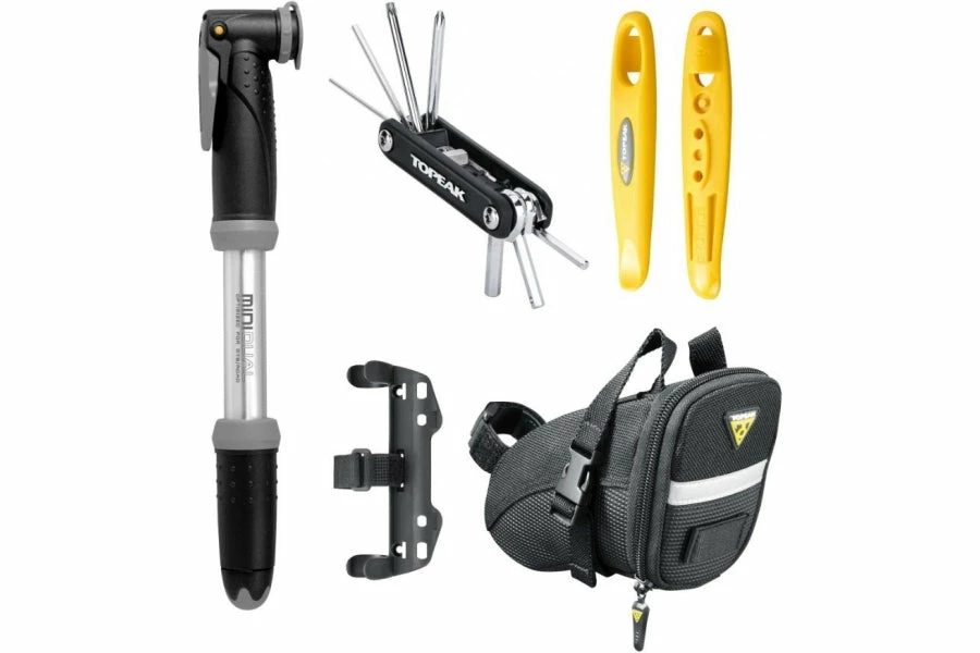 Best Sale 💯 Topeak Deluxe Cycling Accessory Kit Seat Bag - Multi Tool - Pump / Tyre Levers Accessories 😉 2 Topeak Deluxe Cycling Accessory Kit Seat Bag - Multi Tool - Pump / Tyre Levers Accessories