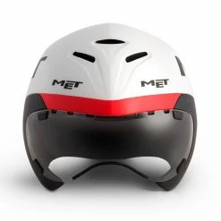 MET Drone Time Trial Aero Cycling Helmet With Magnetic Visor Clothing
