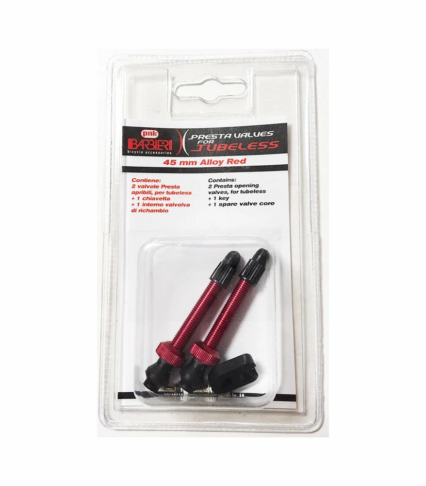 Cheapest ⌛ Wheels & Tyres Barbieri Alloy Tubeless Presta Valves - 45mm ✔️ 14 Wheels & Tyres Barbieri Alloy Tubeless Presta Valves - 45mm