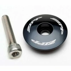 Controls Zipp Aluminium Stem / Headset Top Cap With T25 Bolt - Black - 1 1/8"