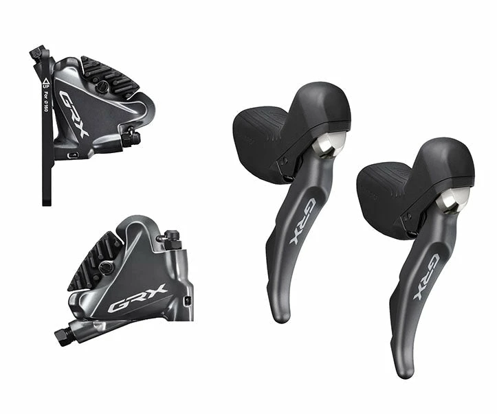 Hot Sale 🤩 Shimano GRX ST-RX810 Hydraulic Disc Brake / STI Levers - 1 X 11 - Flat Mount Brake Levers 🎁 1 Shimano GRX ST-RX810 Hydraulic Disc Brake / STI Levers - 1 X 11 - Flat Mount Brake Levers