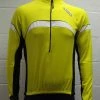 MIDAS Long Sleeve Winter Cycling Jersey Top - Yellow - Small Clothing
