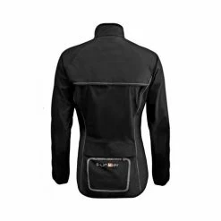 Funkier Ladies Waterproof Cycling Jacket - J1403 - Black