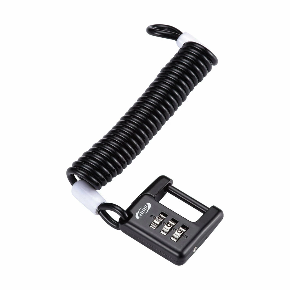 Budget 🔥 BBB Minisafe Curly Cable Bike Lock - 120cm X 3mm 🔥 1 BBB Minisafe Curly Cable Bike Lock - 120cm X 3mm