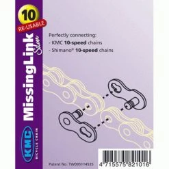 KMC 10 Missing Link For KMC Or Shimano 10 Speed Chain - Silver