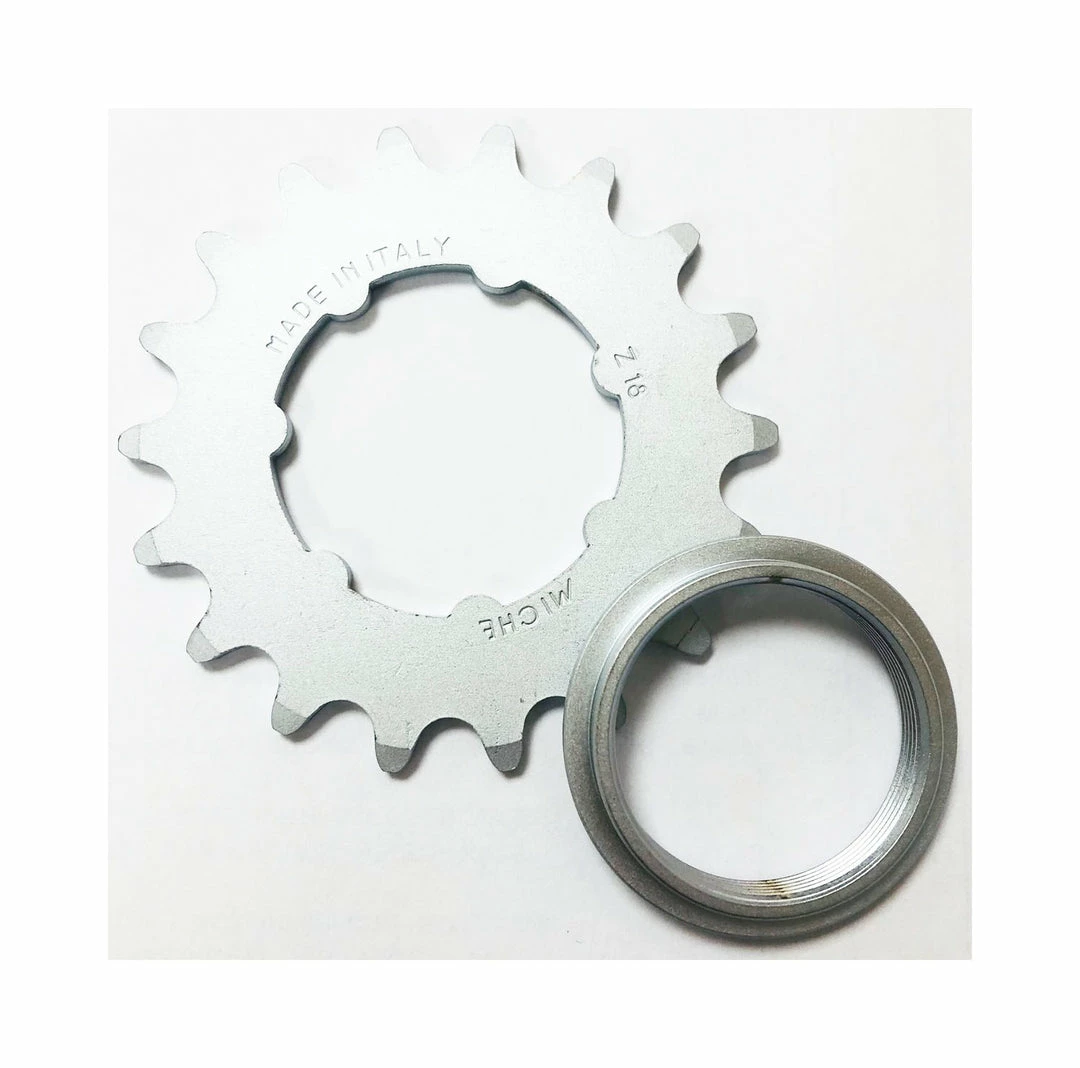 Hot Sale ⭐ Miche Fixed Track Sprocket With Carrier - 1 1/8" Drivetrain ⭐ 1 Miche Fixed Track Sprocket With Carrier - 1 1/8" Drivetrain