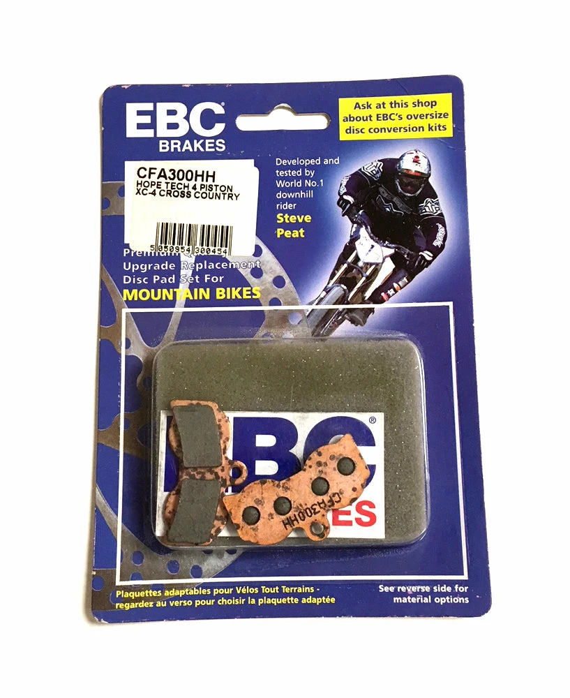 Cheapest ❤️ EBC CFA300HH Gold Hope XC-4 Disc Brake Pads Brakes ⌛ 1 EBC CFA300HH Gold Hope XC-4 Disc Brake Pads Brakes