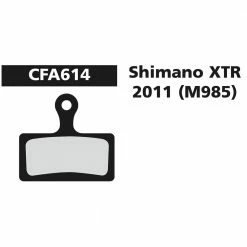 EBC - CFA614 - Green - Shimano XTR 985 Disc Brake Pads Brakes