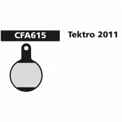 Brakes EBC - CFA615 - Green - Tektro Lyra / IOX.11 Disc Brake Pads