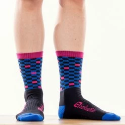 Clothing Bellwether Pixel Cycling Socks - L/XL