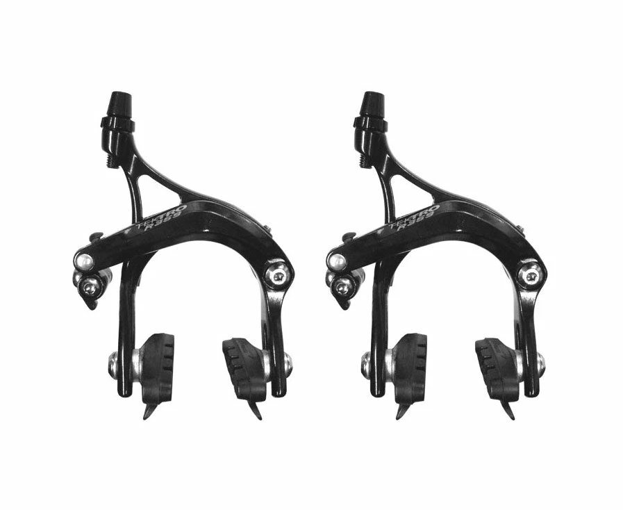 Budget 👍 Tektro R359 Long Drop 57mm Road Bike Brake Calipers - Black 🎉 1 Tektro R359 Long Drop 57mm Road Bike Brake Calipers - Black
