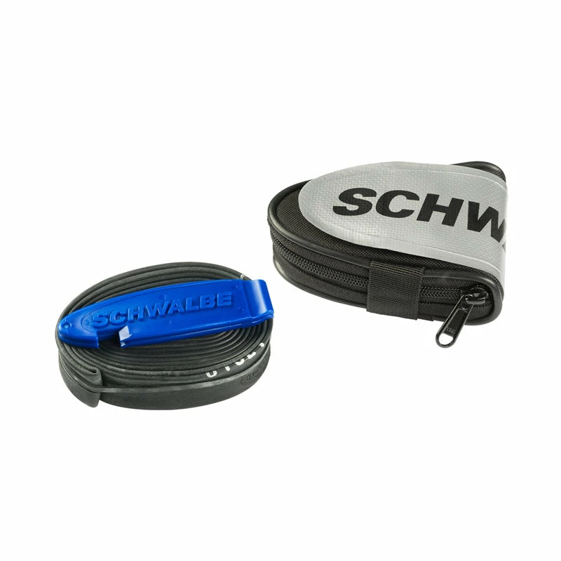 Budget 😉 Schwalbe Race Saddlebag - 1 X SV15 700c Road Bike Inner Tube & 2 X Tyre Levers 🛒 1 Schwalbe Race Saddlebag - 1 X SV15 700c Road Bike Inner Tube & 2 X Tyre Levers