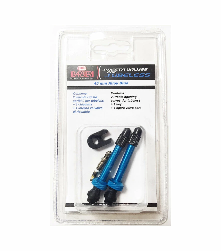 Cheapest ⌛ Wheels & Tyres Barbieri Alloy Tubeless Presta Valves - 45mm ✔️ 9 Wheels & Tyres Barbieri Alloy Tubeless Presta Valves - 45mm