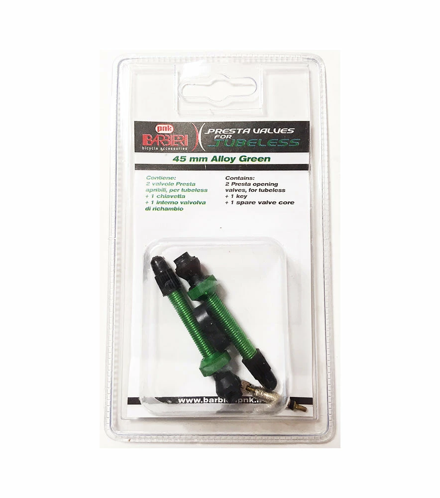 Cheapest ⌛ Wheels & Tyres Barbieri Alloy Tubeless Presta Valves - 45mm ✔️ 11 Wheels & Tyres Barbieri Alloy Tubeless Presta Valves - 45mm