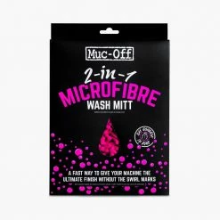 Muc Off Accessories Muc-Off 2-in-1 Microfibre Wash Mitt - Pink