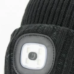 SealSkinz Waterproof Cold Weather LED Roll Cuff Beanie Hat Clothing