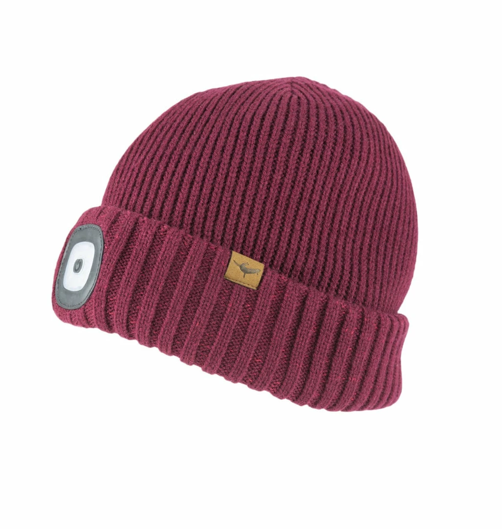 Cheap 😍 SealSkinz Waterproof Cold Weather LED Roll Cuff Beanie Hat Clothing 🌟 10 SealSkinz Waterproof Cold Weather LED Roll Cuff Beanie Hat Clothing